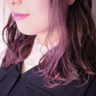 ミディアム 縮毛矯正・暗髪 ・ショート　橋本🐶のヘアスタイル