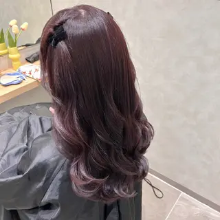 セミロング カラー ヘアアレンジ ᴋᴀɴᴀ 🎀のヘアスタイル