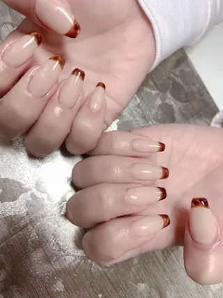 ネイル I-nailロング /ワンホン/キラキラのネイルデザイン