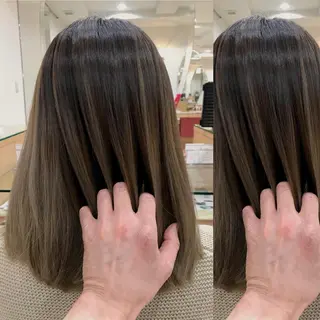 カラー ✨艶ブリーチカラー ✨四ノ宮裕己のヘアスタイル