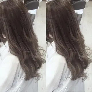 ロング カラー パーマ ヘアアレンジ メンズ キッズ ネイル マツエク・マツパ Lien 深井店のヘアスタイル