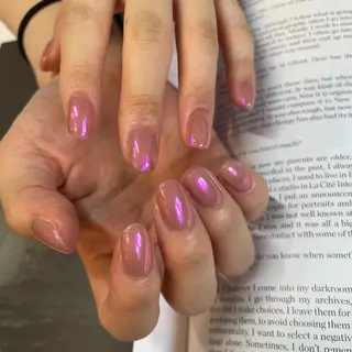 ネイル anyora nail salon所属・大人ワンホン キラキラ／Ayanoのネイルデザイン