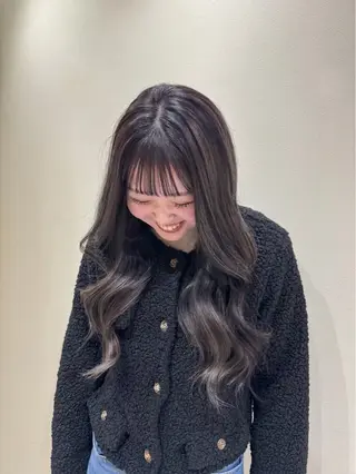 セミロング カラー 髪質改善🫧 カラー特化/Hinaのヘアスタイル