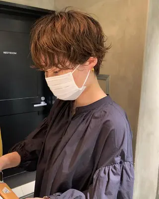 ショート パーマ アンニュイヘア🪽 ayumiのヘアスタイル