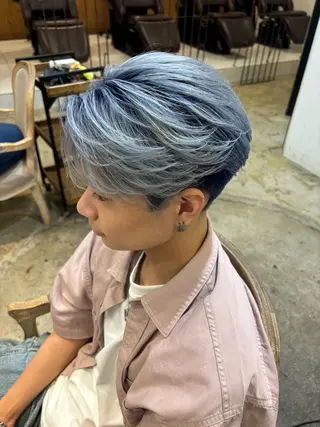 カラー メンズ 山本 正人のヘアスタイル