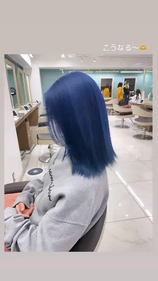 ミディアム カラー 福島成美/髪質改善 縮毛矯正/カラーのヘアスタイル