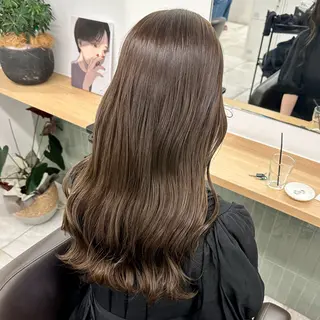 セミロング カラー ブリーチなし/レイヤ ー特化🌈Tommyのヘアスタイル