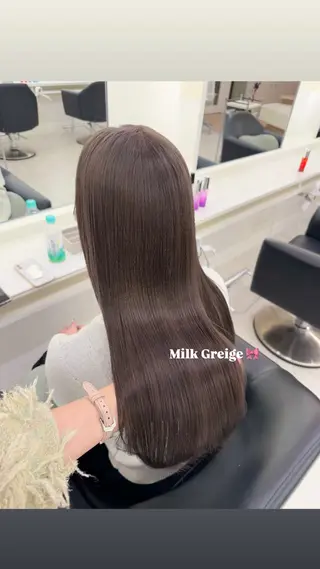 ロング カラー ParveMix🎀 稲垣詞葉のヘアスタイル