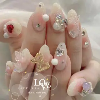 ネイル ラベンダー💖日暮里 ルル💖ネイルのネイルデザイン