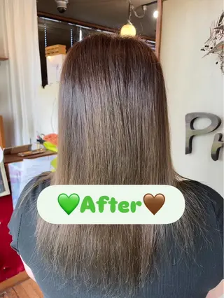 カラー 永井 幸枝のヘアスタイル