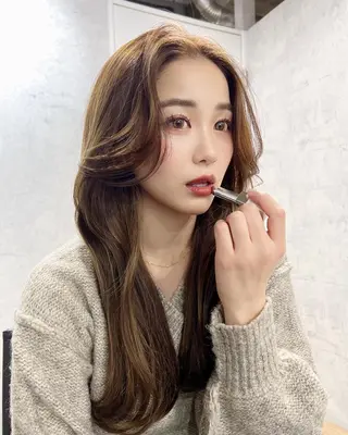 ロング カラー 韓国レイヤー/ 顔周り💕田中将吾のヘアスタイル
