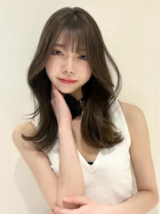 ロング カラー ヘアアレンジ GAME 天神所属・レイヤーカット指名 No.1💖マユカのヘアスタイル