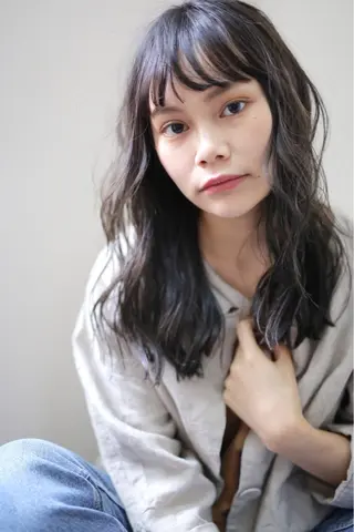 ロング パーマ 下北沢 soiのヘアスタイル