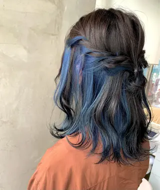 ミディアム カラー 立川/シールエクステ /みづきのヘアスタイル