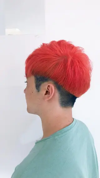 カラー 縮毛矯正、髪質改善／ 松田 龍之介のヘアスタイル