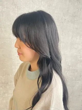 セミロング トレンド韓国ヘア 🇰🇷のんのヘアスタイル