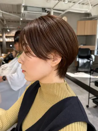 ショート カラー パーマ arts茅ヶ崎 エリアNO1髪質改善のヘアスタイル