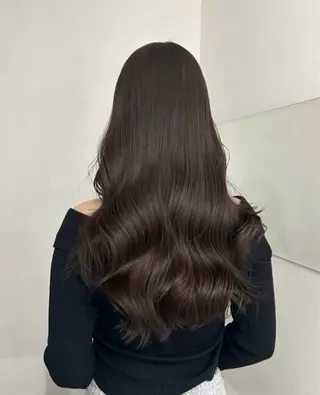 ロング カラー グレージュ/ベージュ /経堂/sana🌱のヘアスタイル