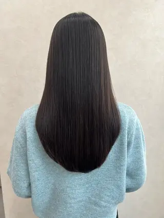 ロング 艶ボブ🤎ボブパーマ 透明感カラー\メンズのヘアスタイル