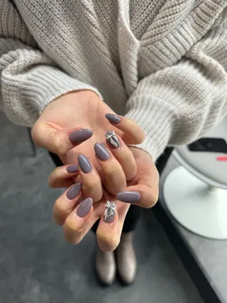 ネイル GRANDE大須 Cecil💜のネイルデザイン