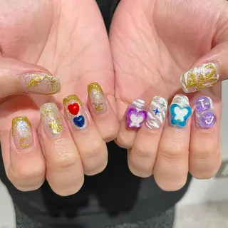 ネイル 🎀ボブ＋ハイトーン シュカ👶🏻のヘアスタイル