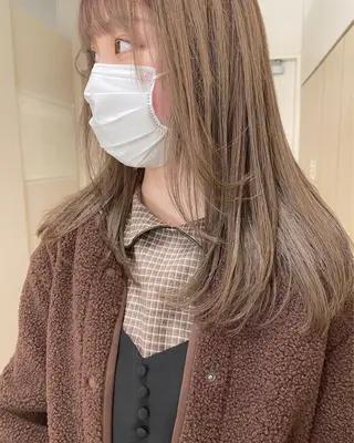 ロング カラー レイヤー/ウルフ🤎 mayo.のヘアスタイル