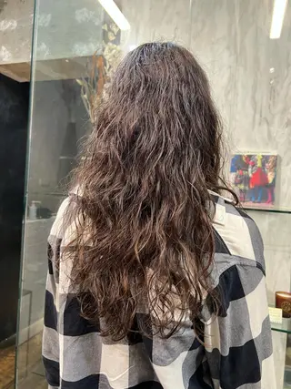 ロング パーマ ROBBY所属・松井美樹/似合わせ ガーリー・韓国のヘアスタイル