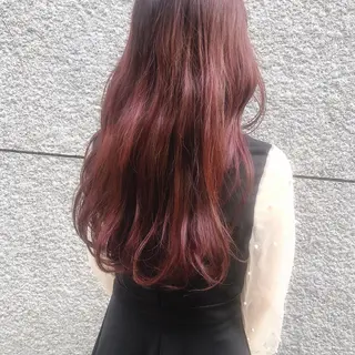 ロング カラー ヘアアレンジ Yuki☃️美容師/ 耳ツボジュエリーのヘアスタイル