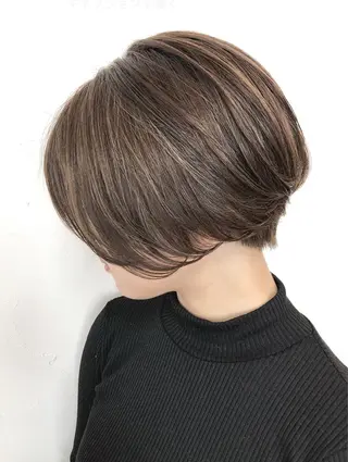 ショート カラー hair salon Ranun髪質改善のヘアスタイル