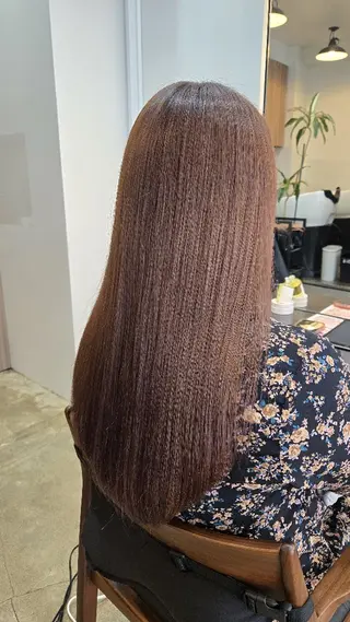 セミロング カラー stoke TOKYO所属・野村 果音(カノン)のヘアスタイル