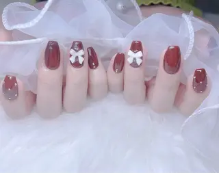 ネイル Shis_🦄shi 韓国風キラキラネイルのネイルデザイン