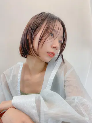 ショート カラー THE DAY所属・AKI HASHIMOTOのヘアスタイル