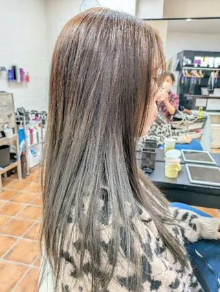 ロング 大人女性カット/ヘア セット✨️片本🌸のヘアスタイル