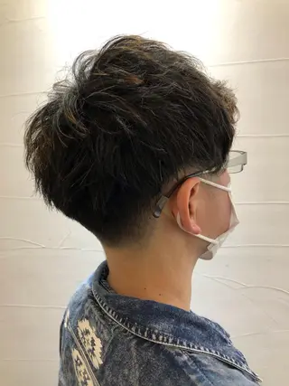 ショート ⚡️メンズ/波巻き/ 片岡篤宣/水戸⚡️のヘアスタイル