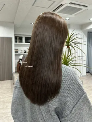 ロング カラー v-lab studio所属・韓国レイヤーカット/ 艶カラー/ noaのヘアスタイル