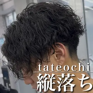 ショート パーマ 【OVARL】縦落ち /波巻き/⛓️カイトのヘアスタイル