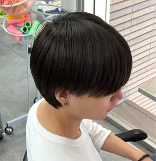 ミディアム カラー パーマ メンズ メンズパーマ特化 🔥韓国ヘア職人🔥のヘアスタイル