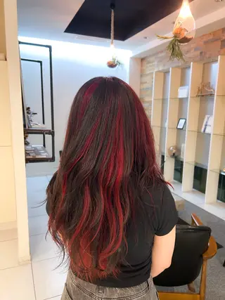 ロング カラー 髪質改善/ストレート パーマ長久手/ひかるのヘアスタイル