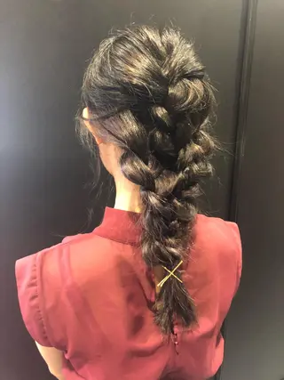 ヘアアレンジ GLROW haruhiのヘアスタイル