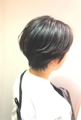 ショート kith.所属・ケアカラー×髪質改善 🌙OKUBO🌙のヘアスタイル