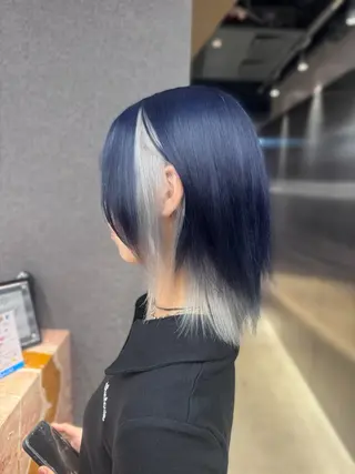 セミロング 吉澤 愛心のヘアスタイル