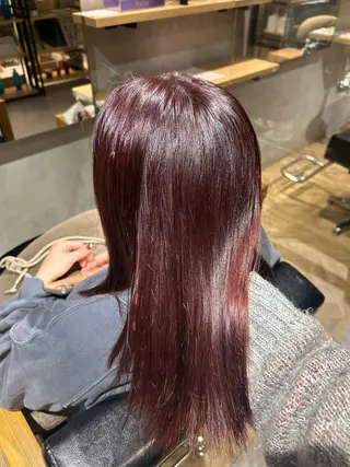 セミロング 金澤 七海のヘアスタイル