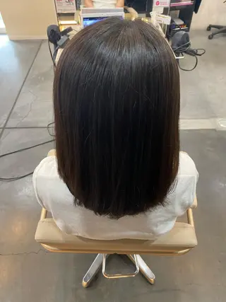 ミディアム BLENDby happiness所属・KAORU/絹髪 /髪質改善/奈良のヘアスタイル