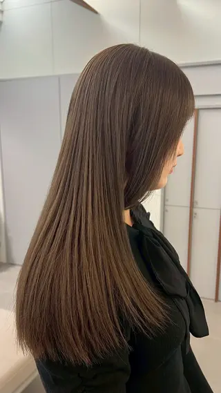 ロング カラー くすみカラー/ パーマ/ろーれんのヘアスタイル