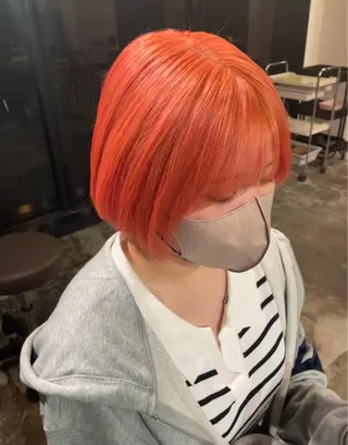 カラー La fith hair ray 札幌店所属・顔まわり/W カラー/リョウのヘアスタイル