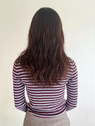 パーマ ブリーチカラー🎀 韓国風/寺門美優のヘアスタイル