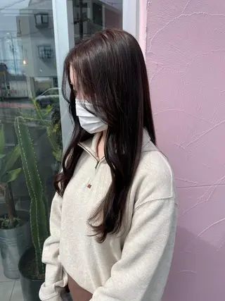 ロング カラー ひなた 艶カラー/渋谷のヘアスタイル