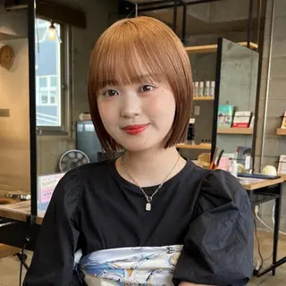 ショート La Bonheur hair parfait所属・谷本虎太郎 レイヤー🌈ボブのヘアスタイル