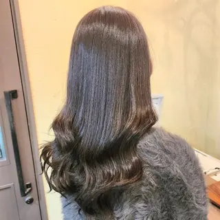 セミロング ヘアアレンジ 田井中 悠紀のヘアスタイル