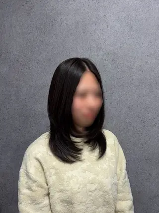 ミディアム 窪田 琉空のヘアスタイル